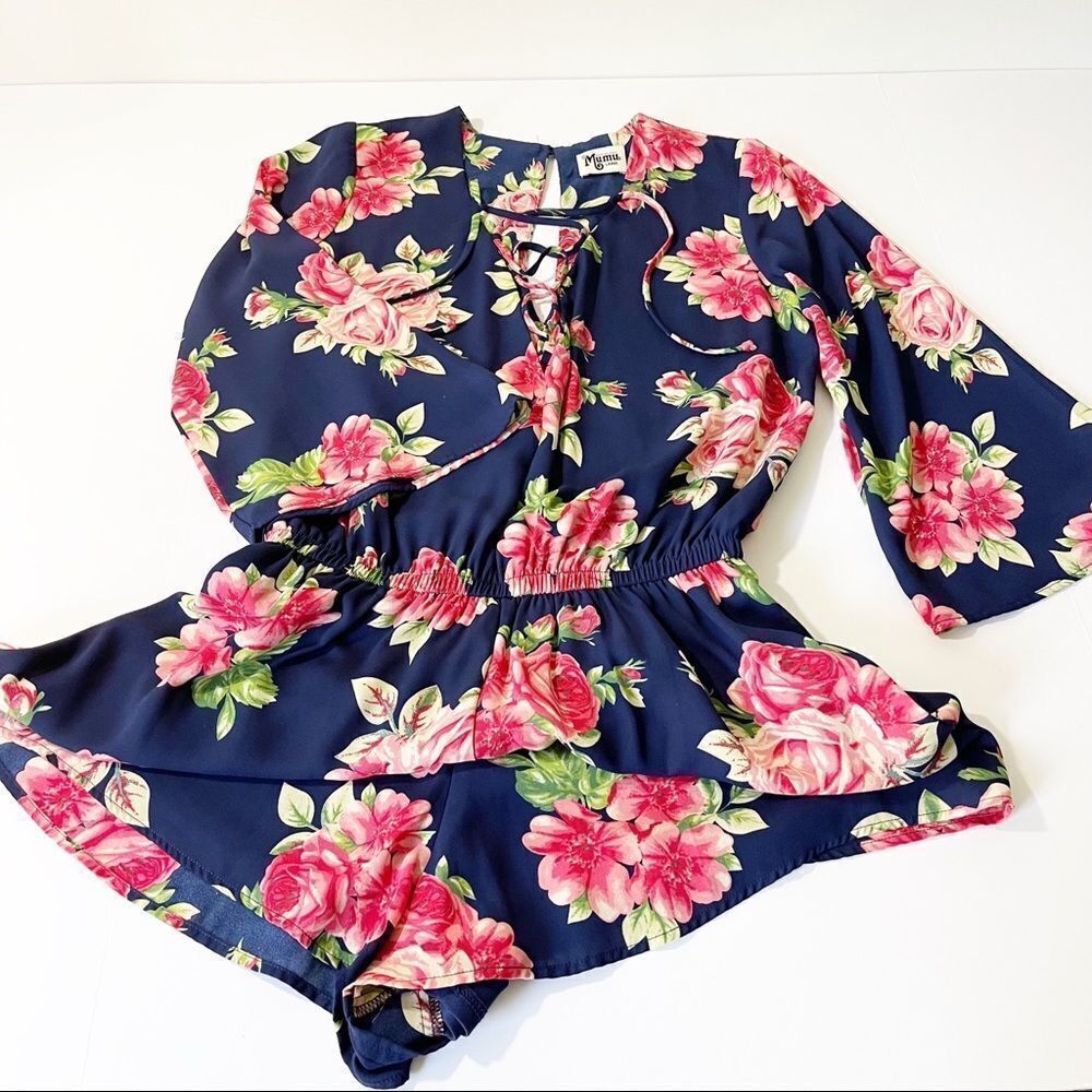 Show Me Your MuMu Floral Romper